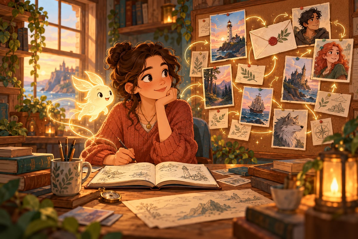 Illustration for How to Brainstorm a Story Idea With AI