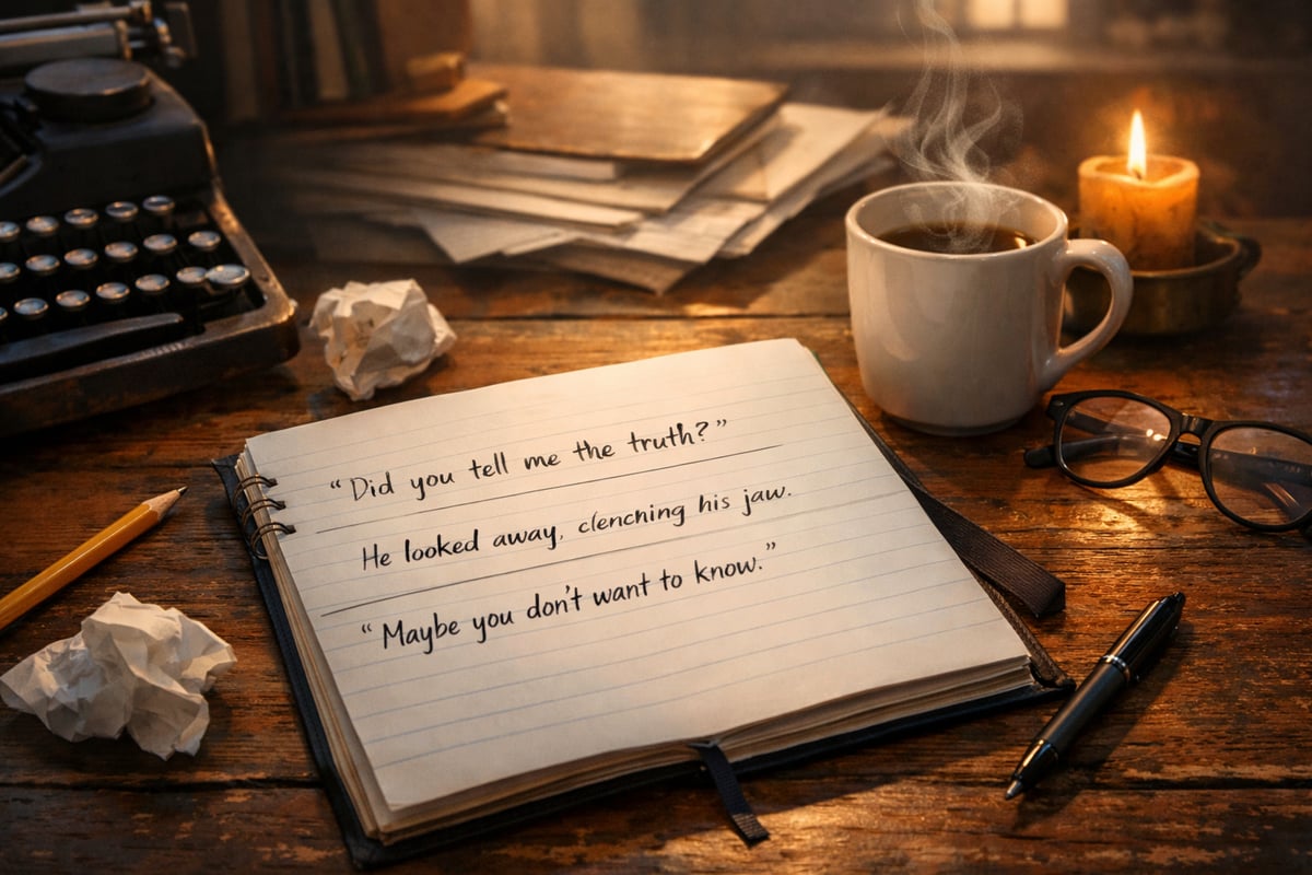 Illustration for How to Write Dialogue That Doesn’t Sound Fake